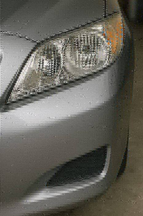 Clear headlight after